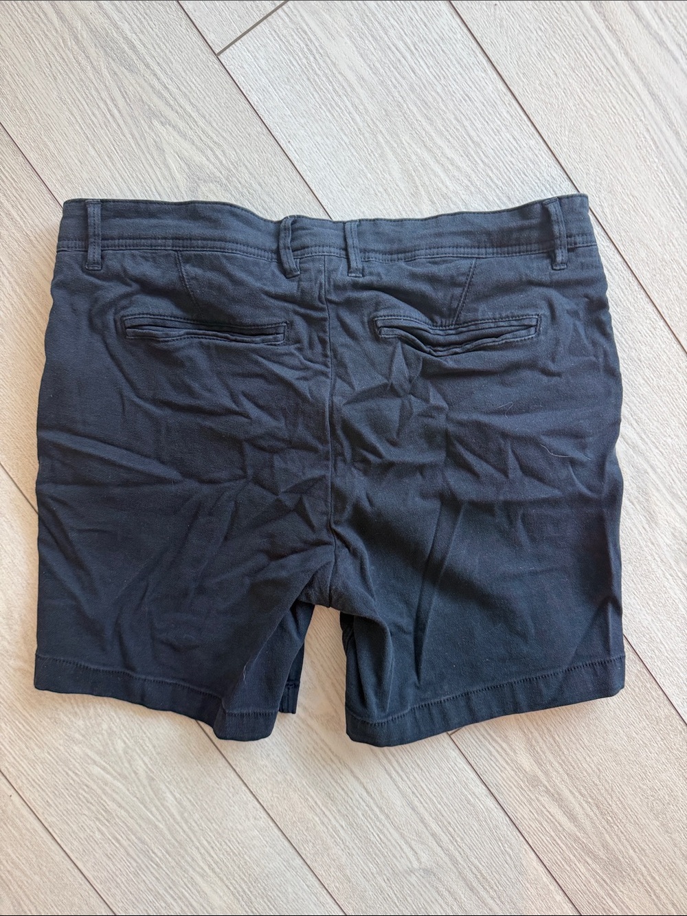 Black Men’s Casual Cotton Shorts - Picture 3 of 6